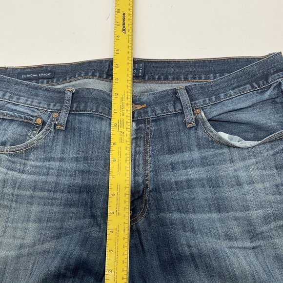Lucky Brand Men's 221 Original Straight Jeans 38x34 Medium Wash - Picture 4 of 9